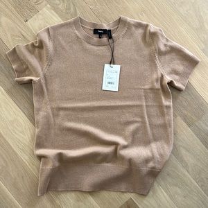 NWT cashmere Theory short sleeve sweater